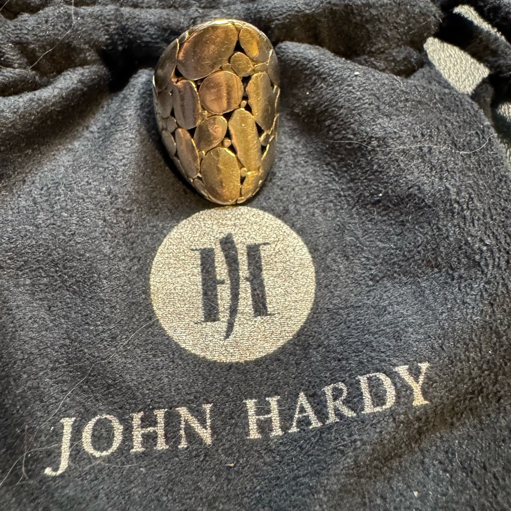 John Hardy Kali Pebble Saddle Design Ring - Picture 8 of 10